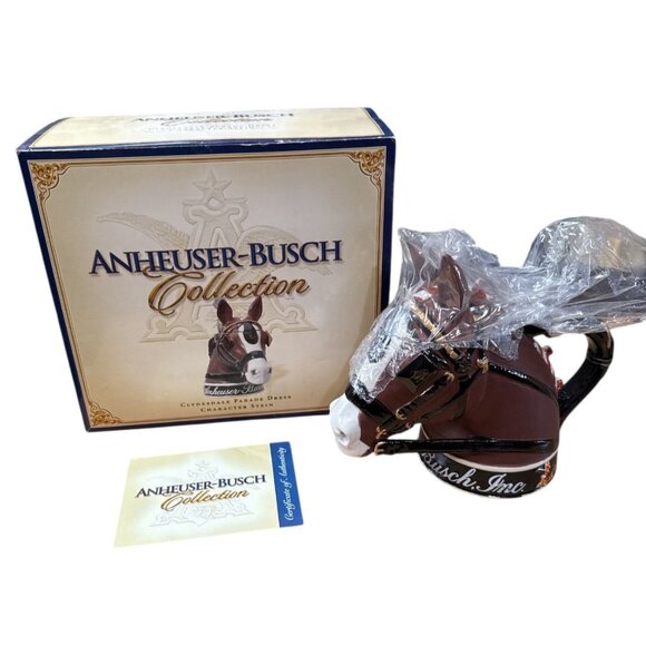Anheuser Busch-Budweiser CS 600 "Clydesdale Parade Dress" Character Stein -NEW - Picture 7 of 9